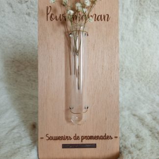 Vase fête des mères "Souvenir de promenade"