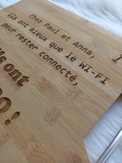 Planche à découper de près