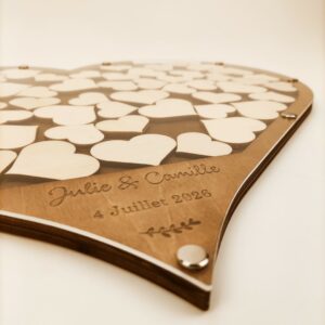livre d'or coeur