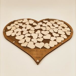 livre d'or coeur