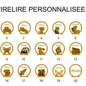 Planche tirelire personnalisée 2025