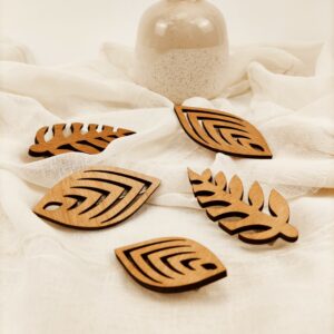 barrette feuille cheveux