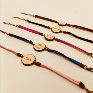 Bracelet suédine personnalisé
