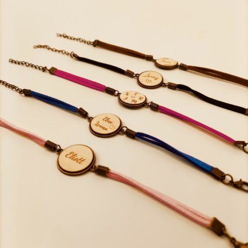 Bracelet suédine personnalisé