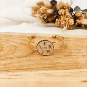 bracelet jonc personnalisé