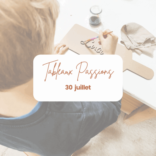 Ateliers enfants tableau passion 1