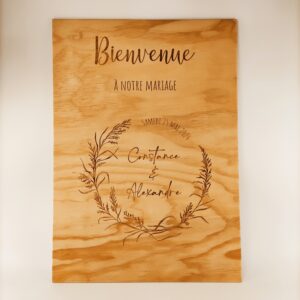 panneau mariage 7 mm -