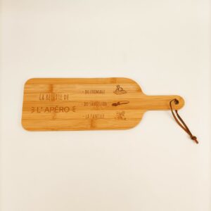 planche apéro en bambou