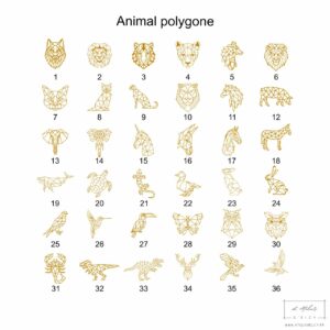 Planche animal polygone 2025