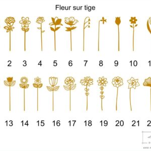 Planche fleurs
