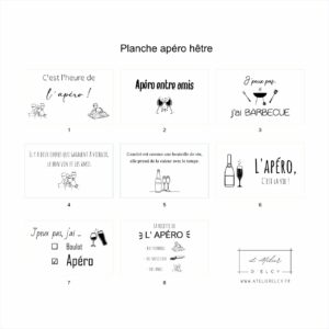 Planche moyenne standard
