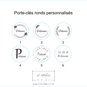 Planche porte clé rond perso (1)