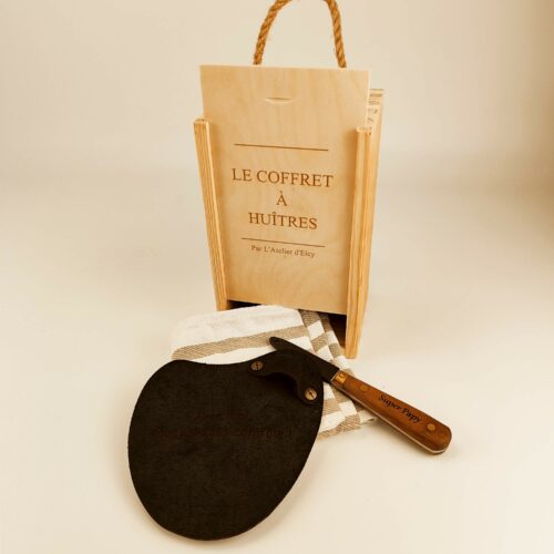 Coffret à Huîtres avec gant cuir