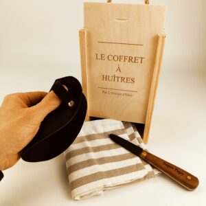 Coffret à Huîtres avec gant cuir