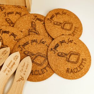 Coffret kit raclette personnalisé