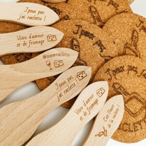 Coffret kit raclette personnalisé