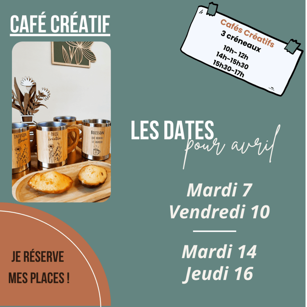 Café créatif les dates