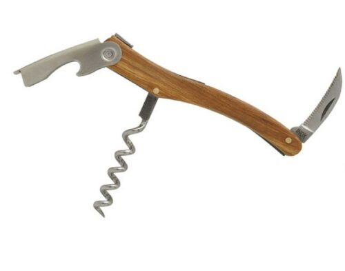 Limonadier tire-bouchon en frêne personnalisé