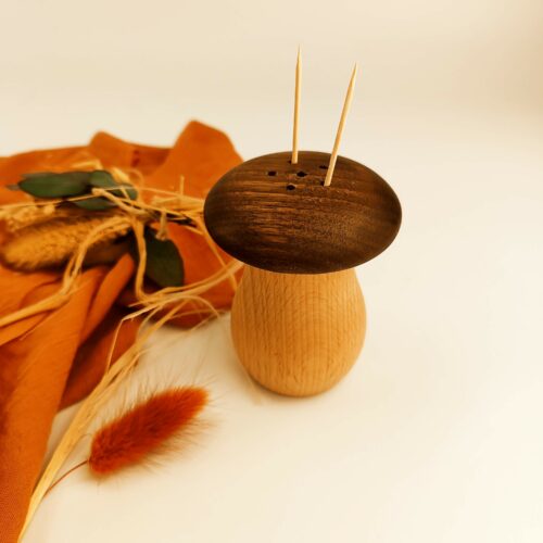 Boîte à cure-dents champignon personnalisée