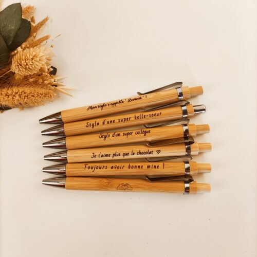 Stylos en bambou std image produits