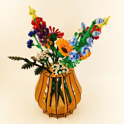 3vase en bois pour fleurs LEGO®