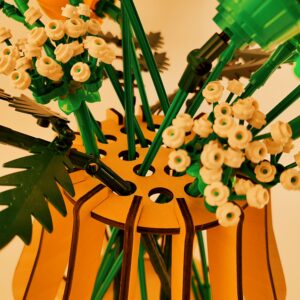 1 vase en bois pour fleurs LEGO®